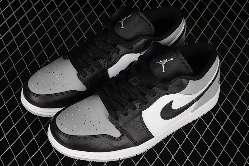 All categories Air Jordan Jordan series basketball shoes Air Jordan 1 Low G version pure original Air Jordan Low "Shadow Toe" AJ1 Joe 1 new black and gray low-top cultural sneakers 553558-052